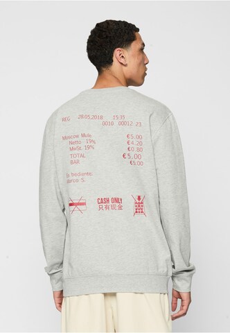 MT Men Sweatshirt 'Cash Only' in Grey