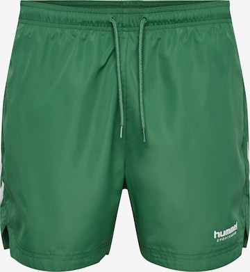 Shorts de bain 'NED' Hummel en vert : devant