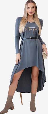 Lumera Kleid in Grau: Vorderseite