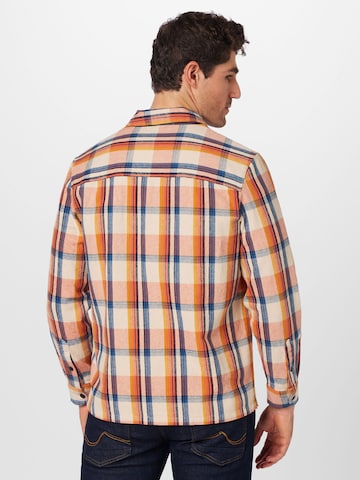 FARAH Regular fit Button Up Shirt 'Whistler' in Beige