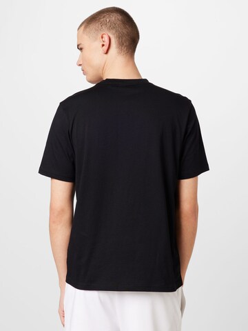 BOSS Orange T-Shirt 'Meccano' in Schwarz