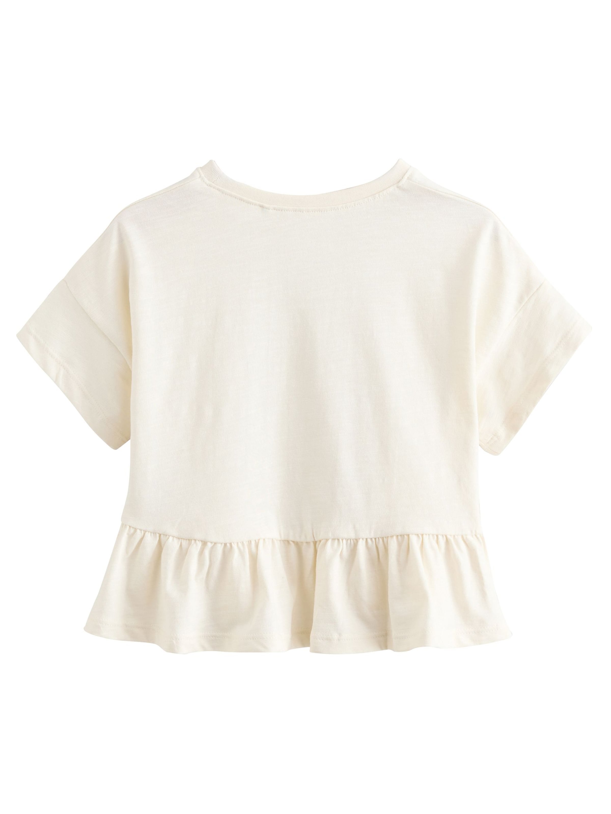 balta Next Marškinėliai