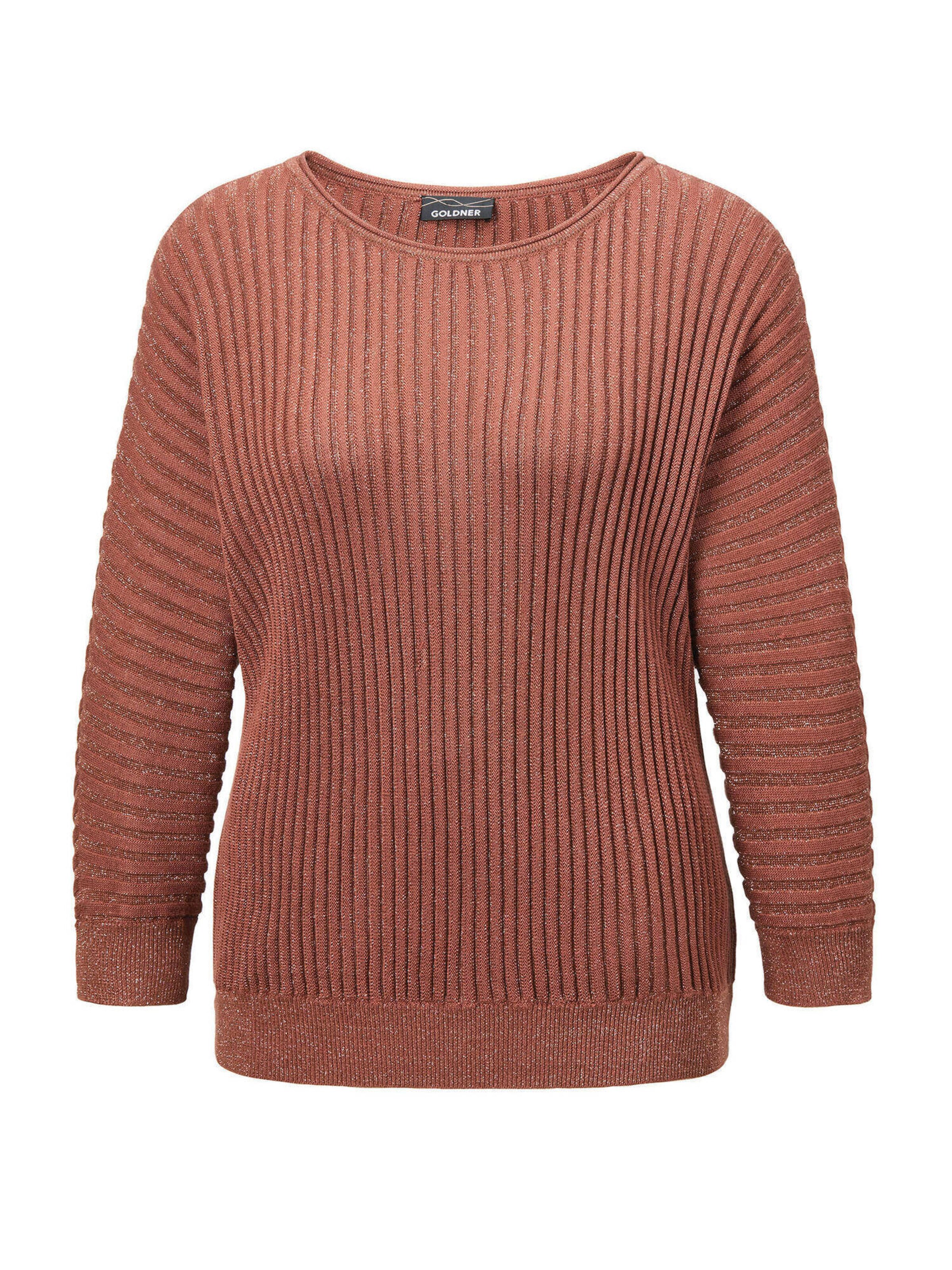 Goldner Pull-over en cognac, Vue avec produit