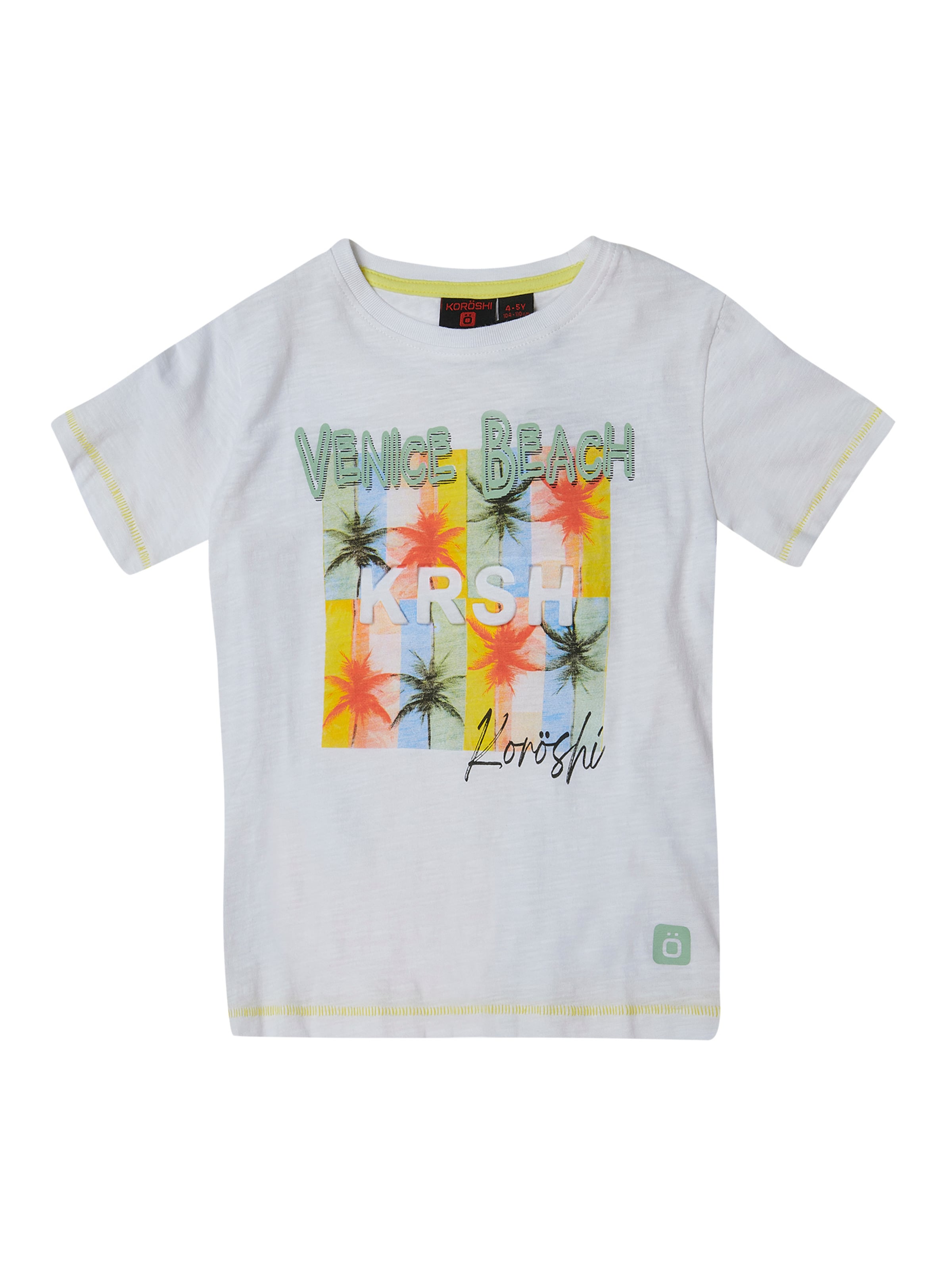 KOROSHI T-shirt i vit: framsida