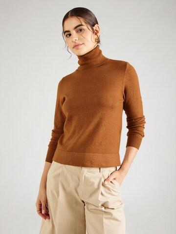 VILA Sweater 'VIKerry' in Brown: front