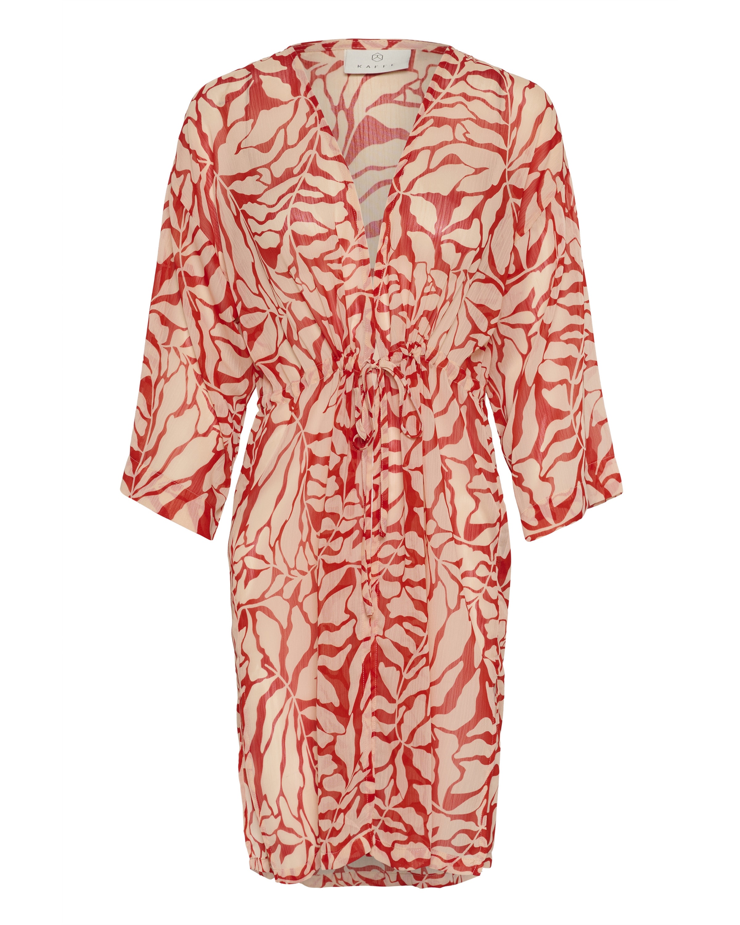 Kimono 'KASea' Kaffe en rouge : devant