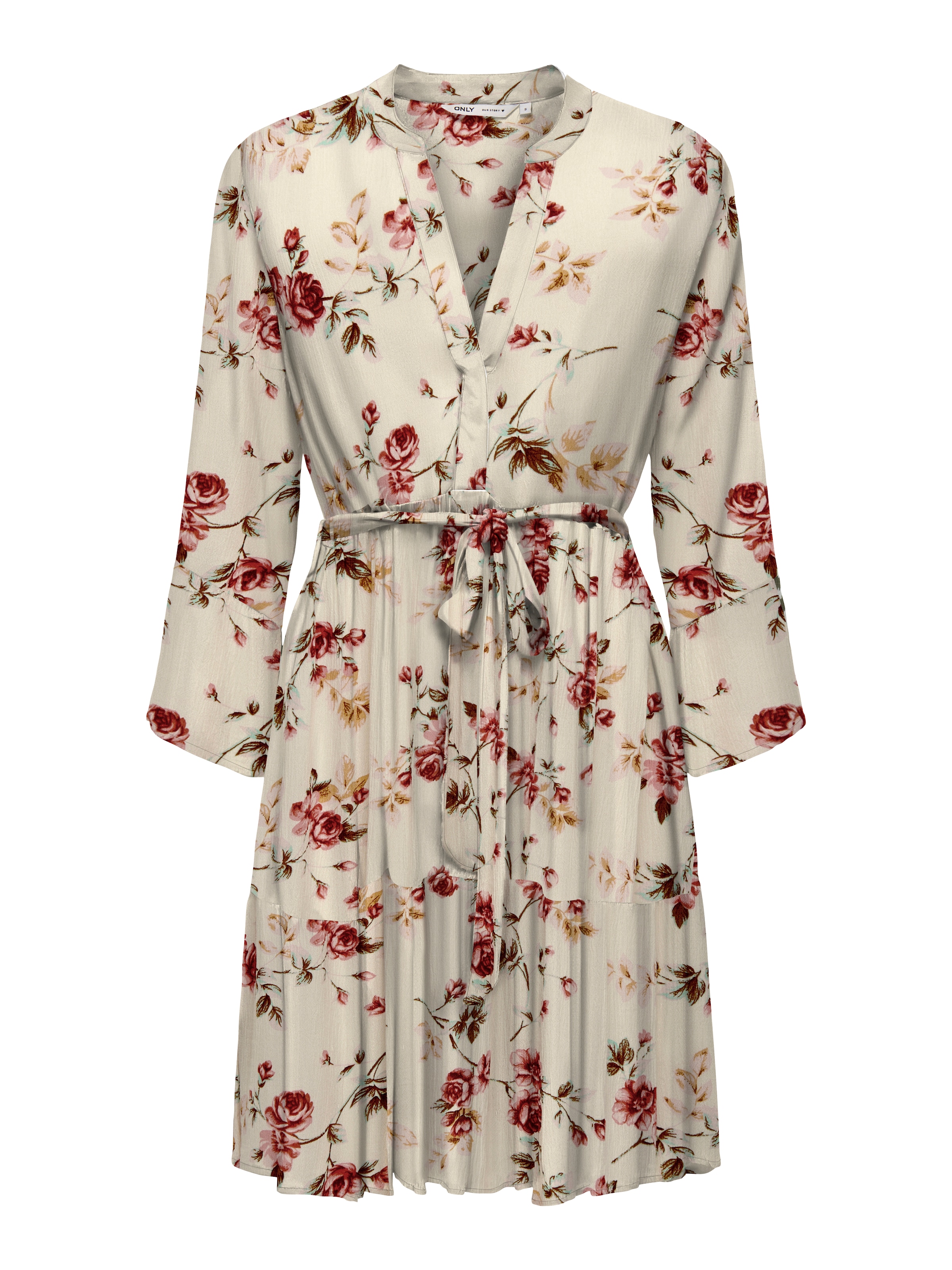 ONLY Платье 'ONLCLEMMENTINE' в Бежевый: спереди