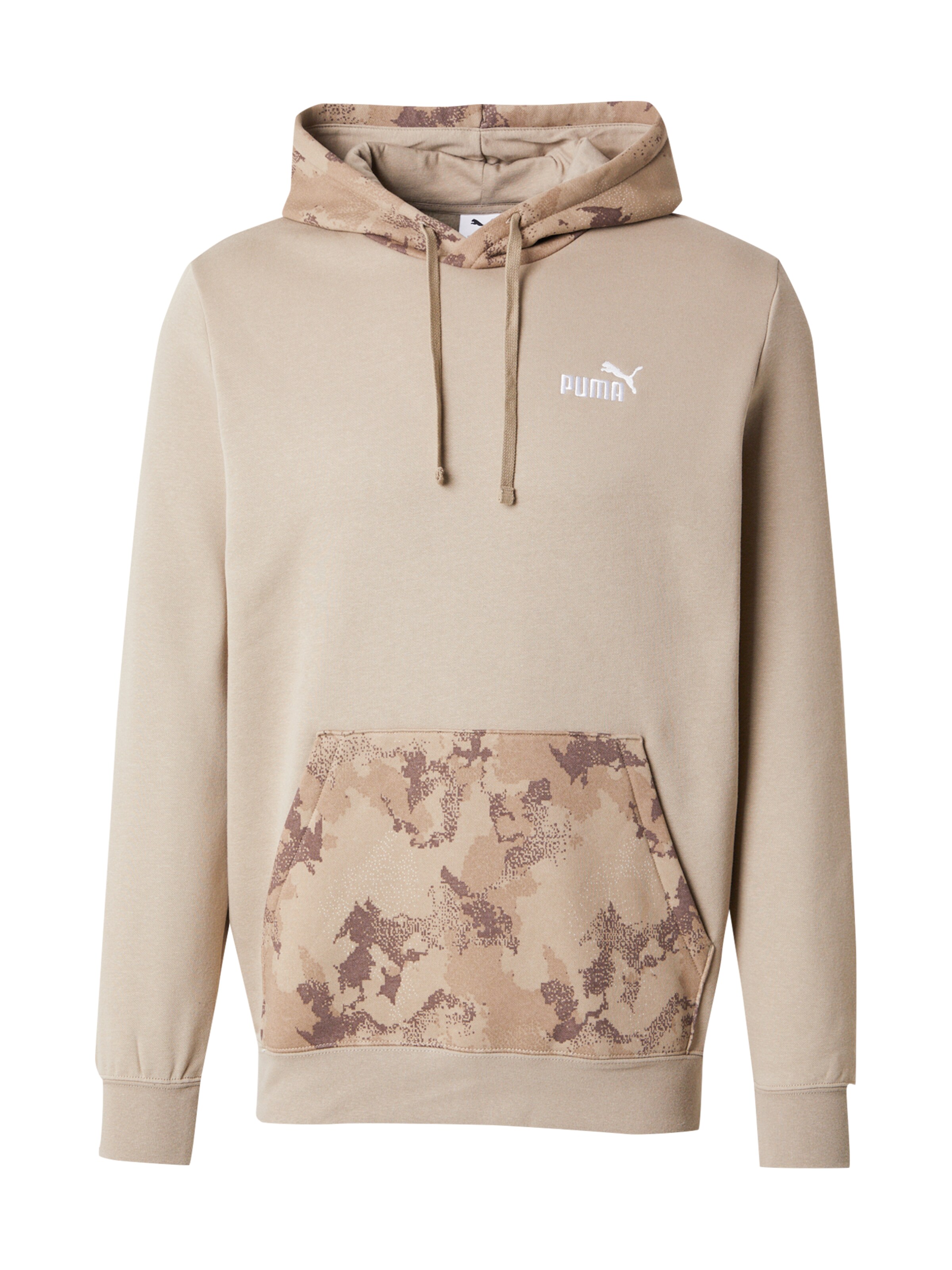 PUMA Спортивный свитшот 'ESS' в Серый: спереди