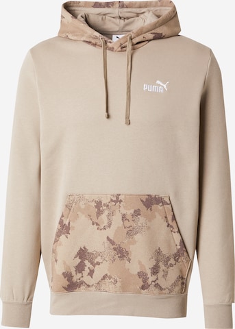 pelēks PUMA Sportiska tipa džemperis 'ESS': no priekšpuses