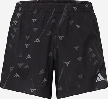 ADIDAS PERFORMANCE Regular Sportbroek 'RUN IT' in Zwart: voorkant