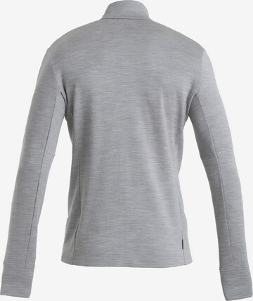 ICEBREAKER Athletic Zip-Up Hoodie in Grey