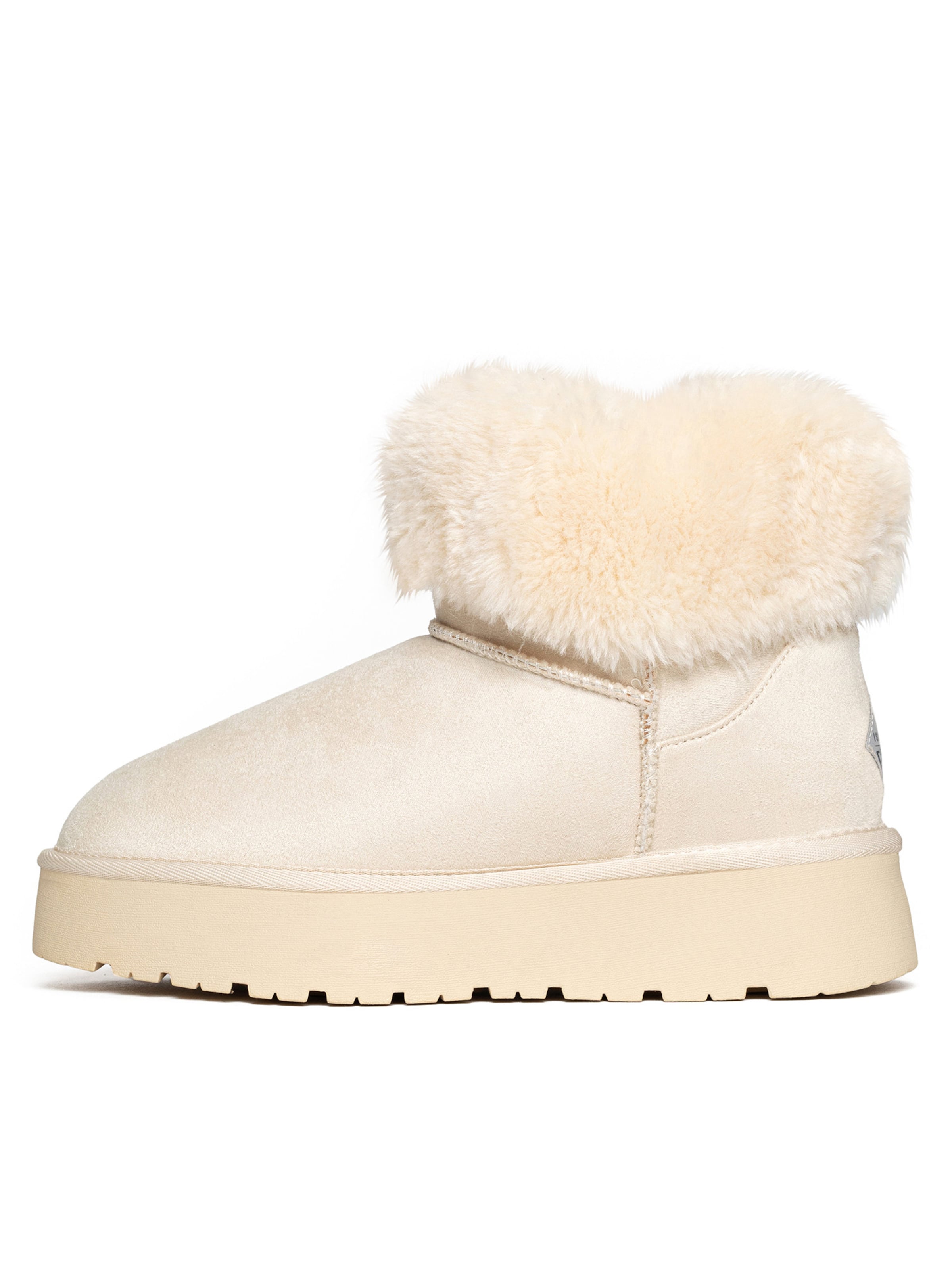 Stivale 'FALISA' di Island Boot in bianco: frontale