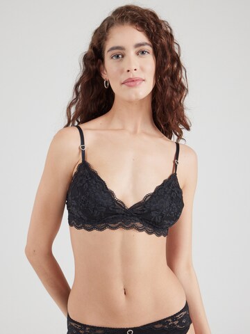 Triangle Soutien-gorge 'Iris' Lindex en noir : devant