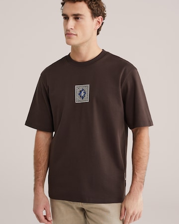 T-Shirt WE Fashion en marron