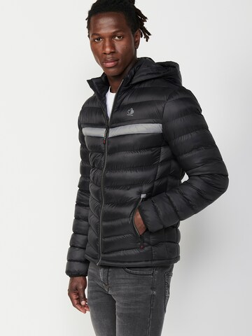 Veste d’hiver KOROSHI en noir : devant