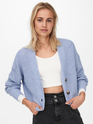 Cardigan 'Carol' ONLY en bleu