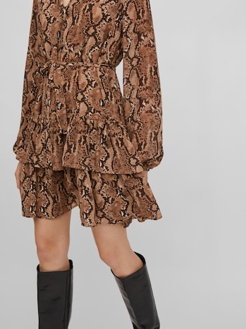 VILA Dress 'Adella' in Brown