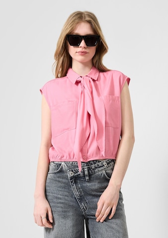Chemisier QS en rose : devant