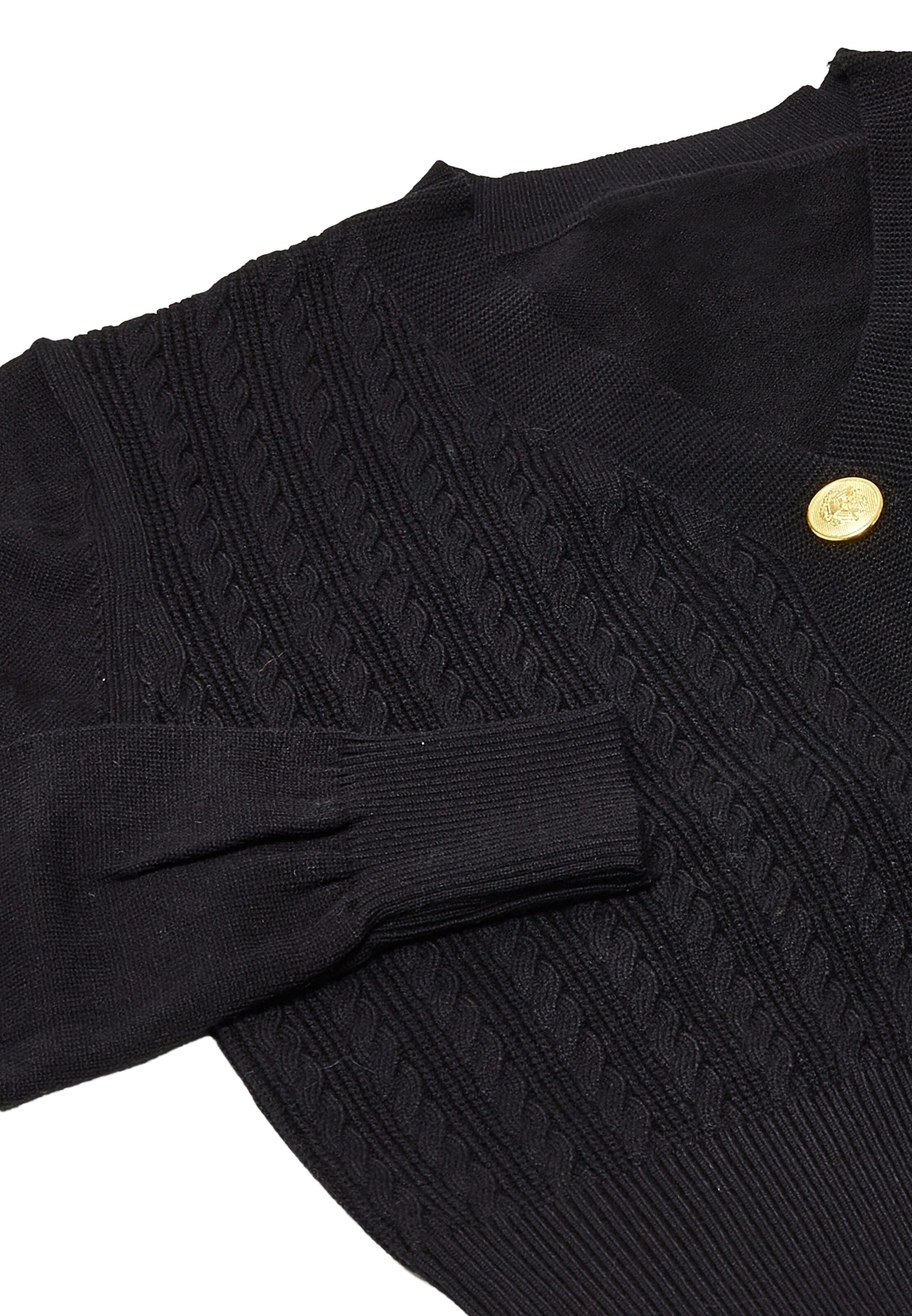 NAEMI Вязаная кофта в Черный