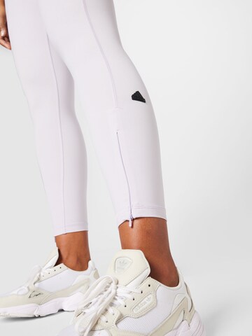 ADIDAS SPORTSWEAR Skinny Sportovní kalhoty – fialová