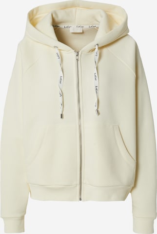 LeGer by Lena Gercke Zip-Up Hoodie 'Jeanette' in White: front