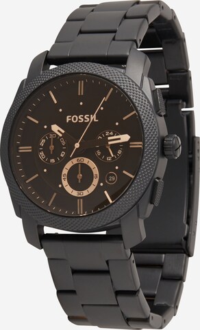 FOSSIL Analogt ur 'Machine' i sort: forside