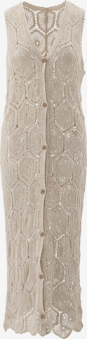usha FESTIVAL - Vestido em bege: frente