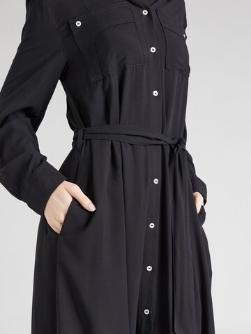 UNITED COLORS OF BENETTON Shirt Dress in Black