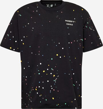 SikSilk T-Shirt in Schwarz: predná strana