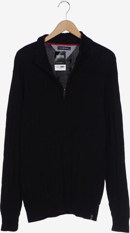 CASAMODA Sweater & Cardigan in XXL in Black: front