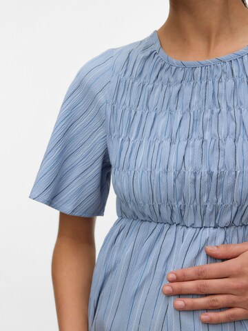 Robe 'MLHeather' MAMALICIOUS en bleu