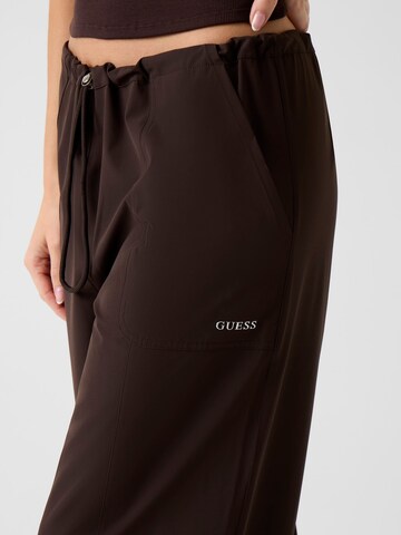 GUESS Loose fit Cargo Pants in Brown