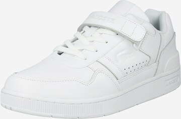 Baskets basses LACOSTE en blanc : devant