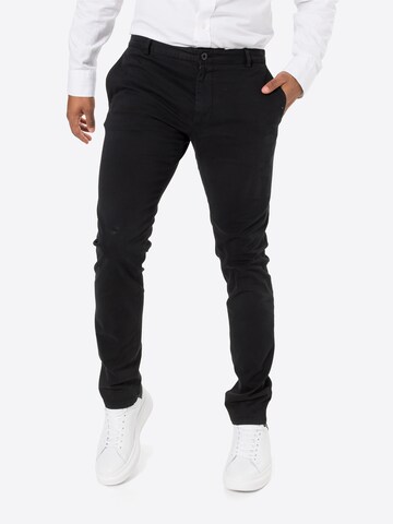 Tiger of Sweden - Slimfit Pantalón 'TRANSIT 4.' en negro: frente