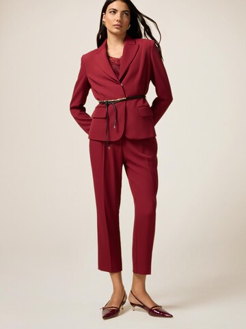 oltre - regular Pantalón en rojo