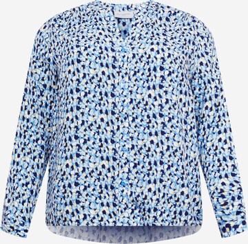 ONLY Carmakoma Blouse 'Anita' in Blauw: voorkant