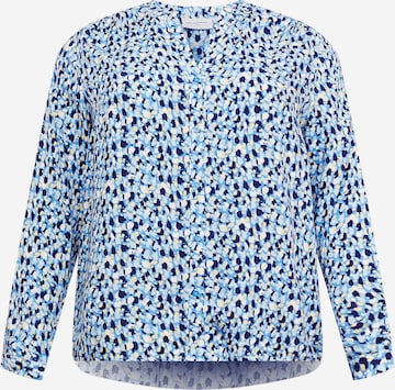 ONLY Carmakoma Blouse 'Anita' in Blauw: voorkant