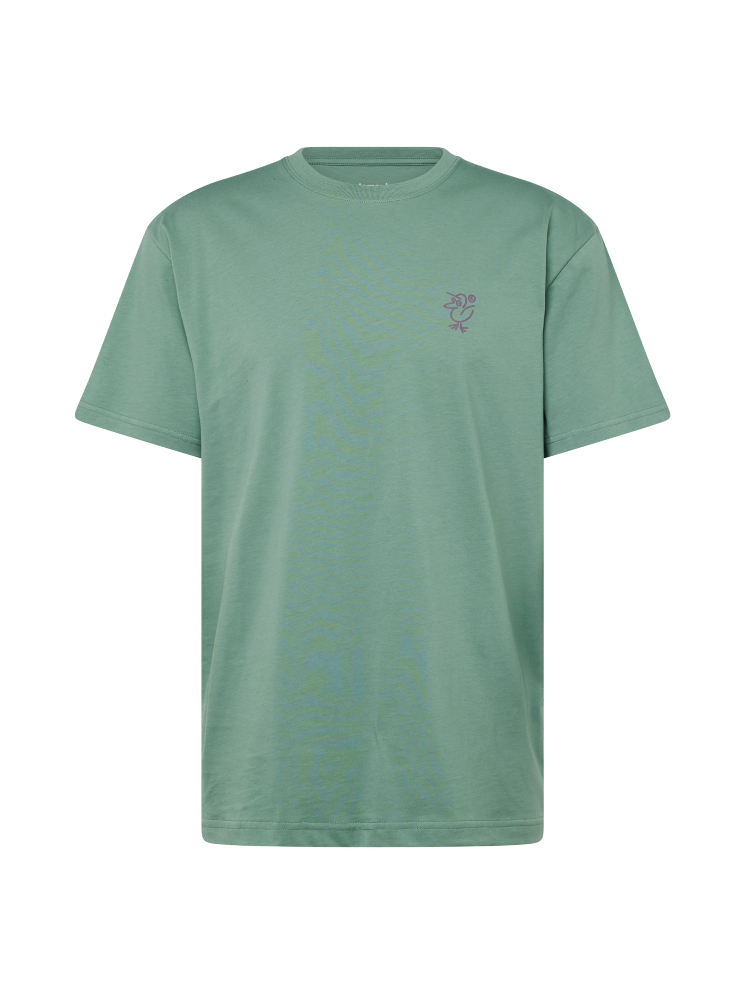 Cleptomanicx Shirt 'Sketch Gull' in Green: front