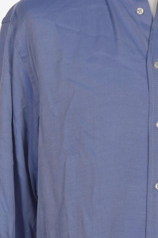 Trussardi Button Up Shirt in L in Blue