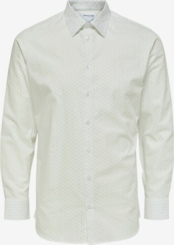 SELECTED HOMME Button Up Shirt 'Ethan' in White: front