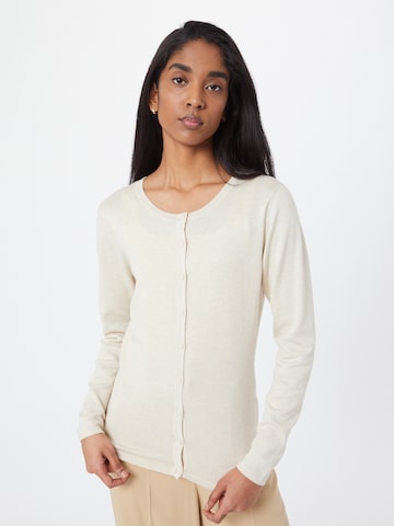 Soyaconcept Knit Cardigan 'Dollie' in Beige: front