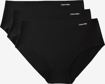 juoda Calvin Klein Kelnaitės paaukštintu liemeniu: priekis