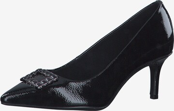 s.Oliver - Zapatos con plataforma en negro: frente