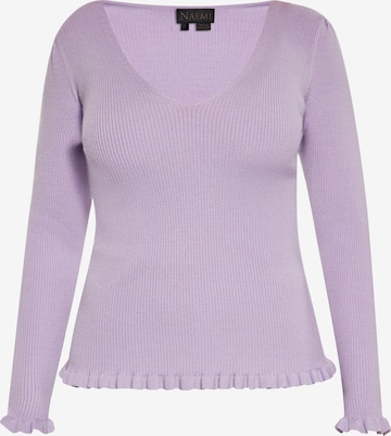 NAEMI Sweater in Purple: front