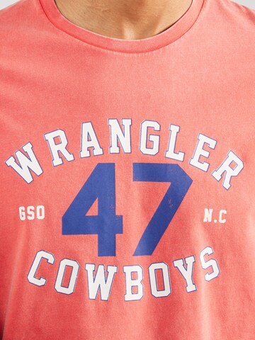 Maglietta 'GRAPHIC TEE' di WRANGLER in arancione