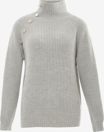 Pull-over faina en gris : devant