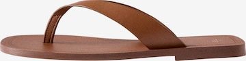 Tongs The Set en marron : devant