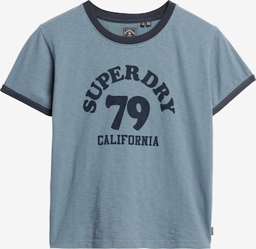 Superdry Shirt in Blauw: voorkant