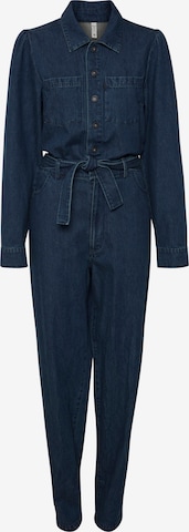 PULZ Jeans Jumpsuit ' PZDEXI' in Blauw: voorkant