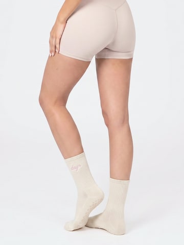 dayr Athletic Socks 'Grip Socks Set' in Beige
